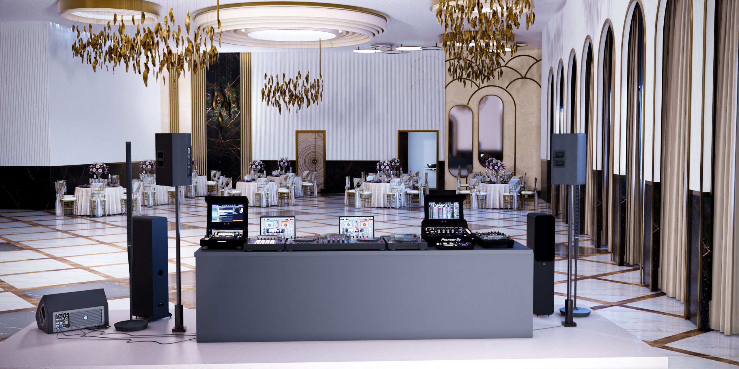 מערכת שמע באולם